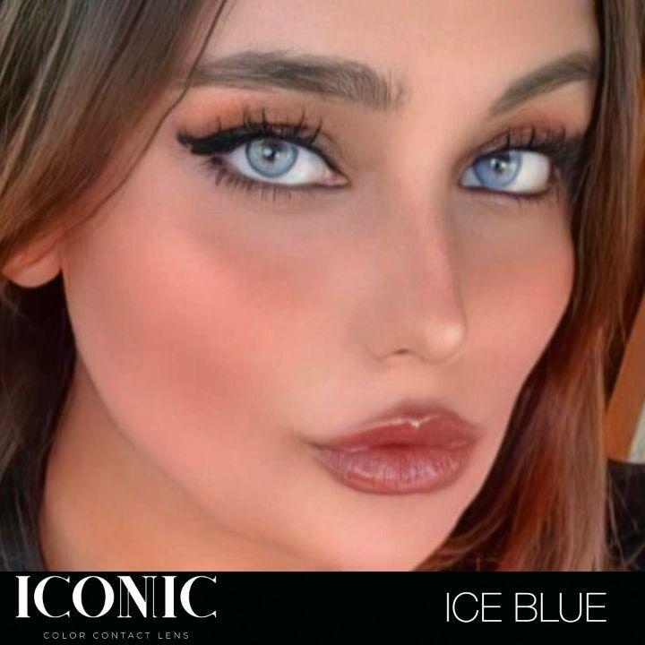 ფერადი ლინზა ICONIC Ice Blue