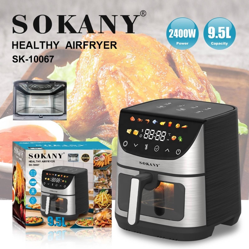 აეროგრილი 9,5L SK-10067 Sokany