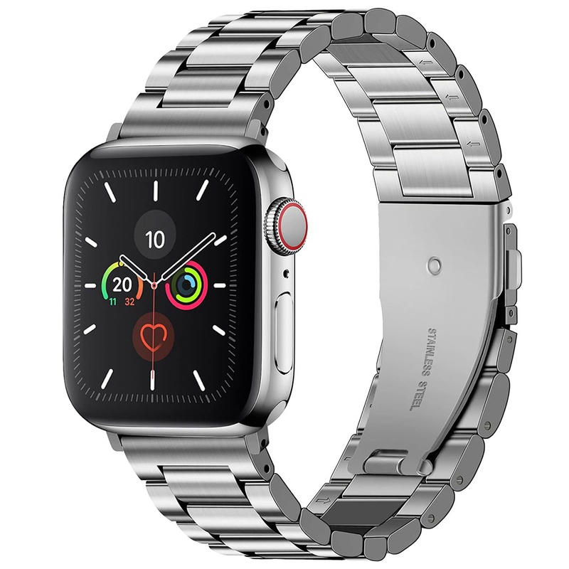 Apple Watch-ის მეტალის სამაჯური ვერცხლისფერი 42/44/45/49mm