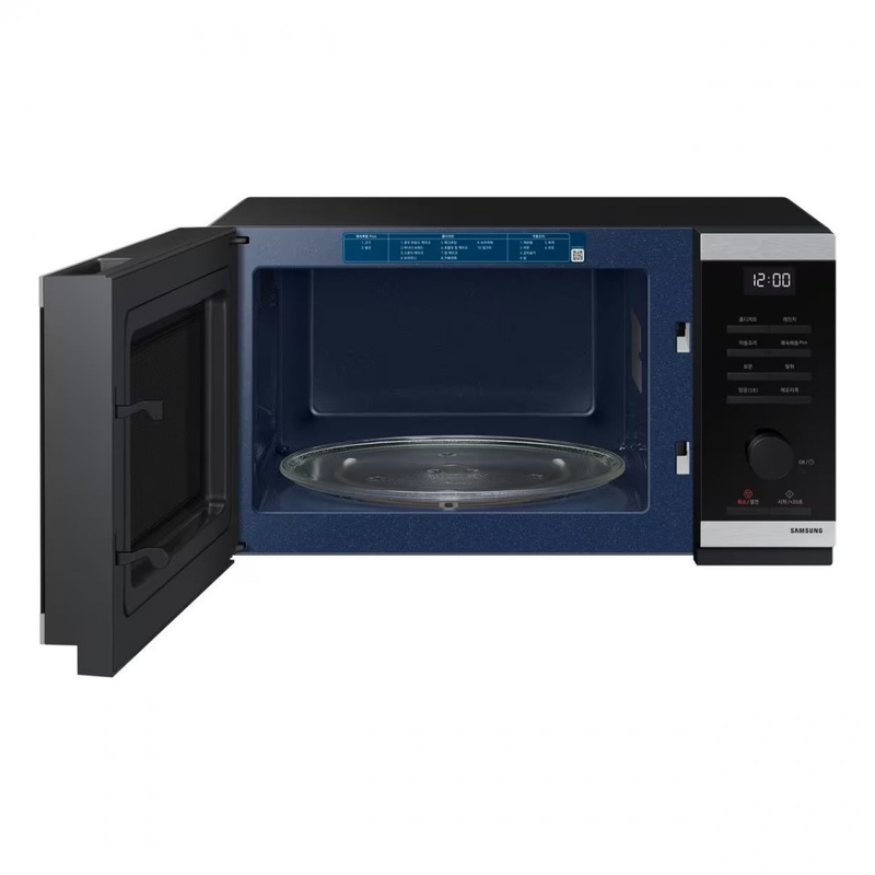 მიკროტალღური ღუმელი Samsung MS23DG4504ATBW, 1250W, 23L, Microwave Oven, Black/Silver