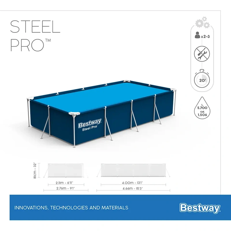 კარკასული აუზი Bestway 56405