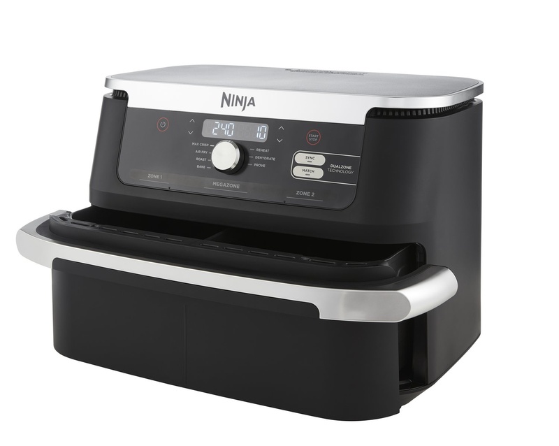 აეროგრილი Ninja AF500EU Dual Zone Air Fryer 10.4L Black/Silver