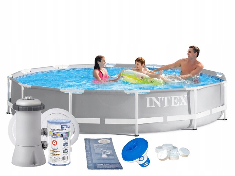 კარკასული აუზი ფილტრით INTEX 26712