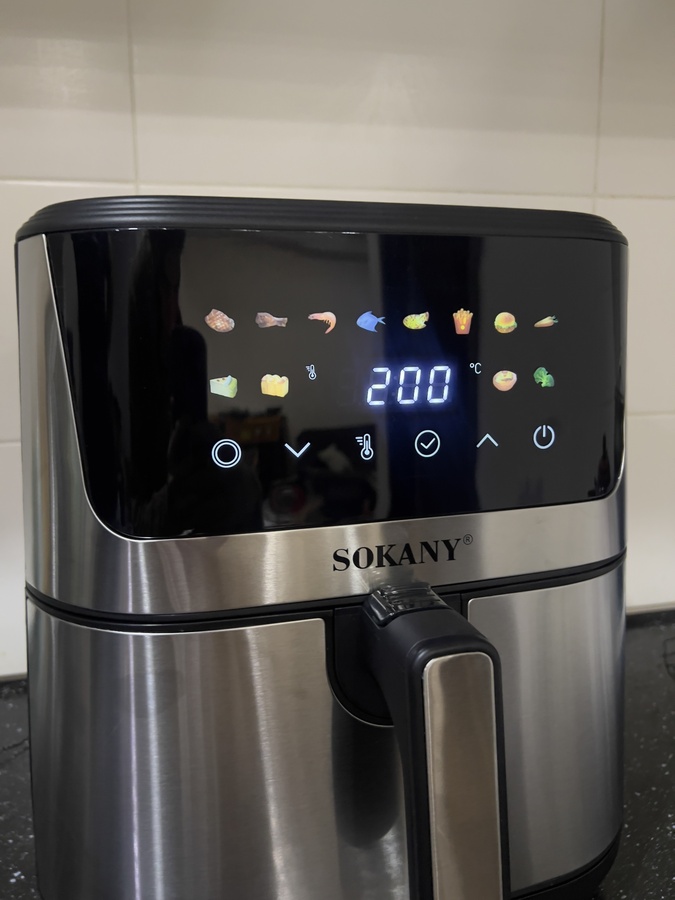 აეროგრილი 9,5L Sokany SK-10066 ზედა-ქვედა წვით