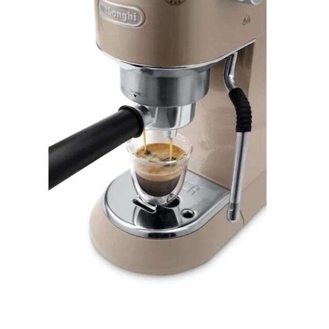 ყავის აპარატი DeLonghi Dedica Arte Beige Gold EC885.BG