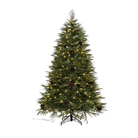 ნაძვის ხე, 180სმ გირჩებით გაფორმებული, სილიკონის C180