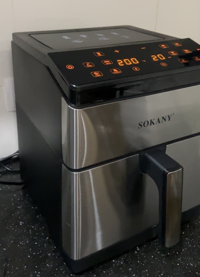 აეროგრილი 9.5L SOKANY SK-10044 ზედა-ქვედა წვით