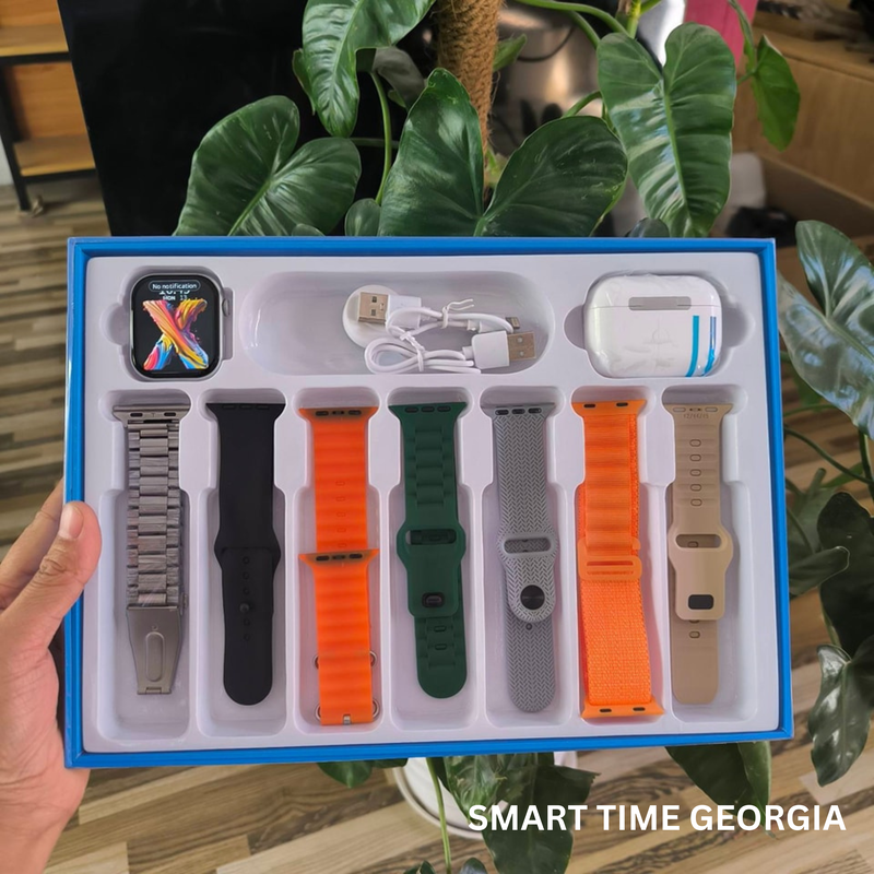 Smart Watch 10 Series Max 7 სამაჯურით